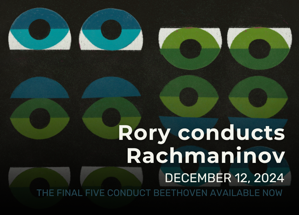 Rory conducts Rachmaninov on December 12, 2024